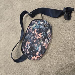 Colorful Abstract Print Belt Bag